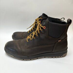 Falco Patrol Boots Mens Size US 9 EU 43 Leather Brown Motorcycle Riding